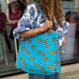 Nuni Copenhagen Agnes Bags Blue Leopard