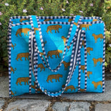 Nuni Copenhagen Agnes Bags Blue Leopard