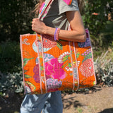 Nuni Copenhagen Agnes Bags Flowers Orange