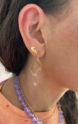 Nuni Copenhagen Angelina-Small Earring Pink