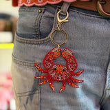 Nuni Copenhagen Charm 1 Bag Charm / Key Rings Crab-Red