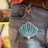 Nuni Copenhagen Charm 1 Bag Charm / Key Rings Shell-Turquise