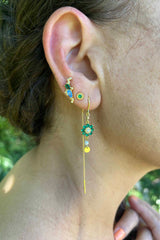 Nuni Copenhagen Flora Earring Green