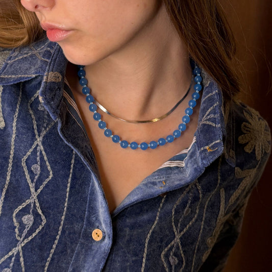 Nuni Copenhagen Jasmine-Small Necklace Blue