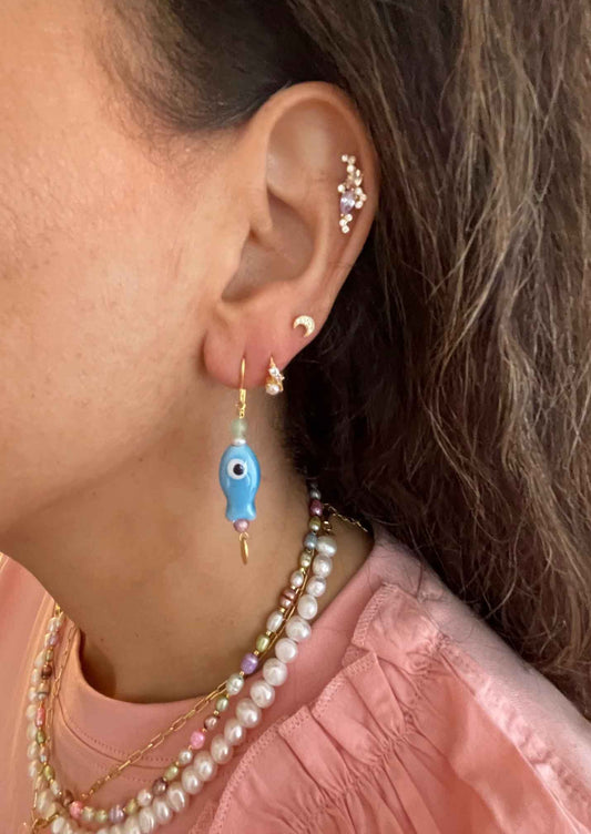 Nuni Copenhagen Livi Earring Green Multi