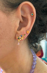 Nuni Copenhagen Ramona-Stud Earring Orange