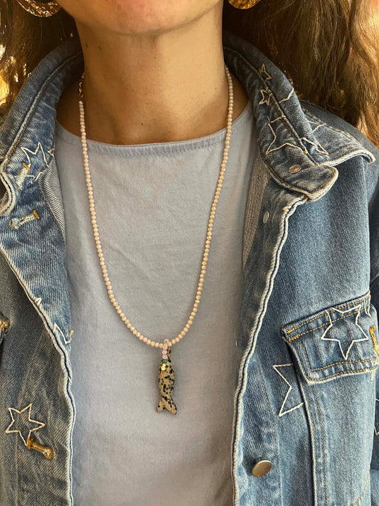 Nuni Copenhagen Sasseline Necklace Dalmatian