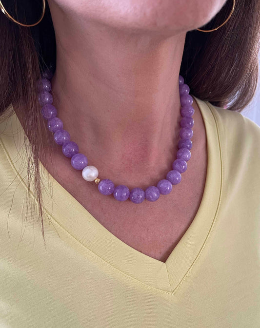 Nuni Copenhagen Sienna-Necklace Necklace Lavender