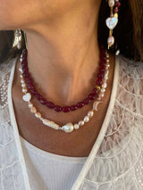 Nuni Copenhagen Vilma - Necklace Necklace Burgundy