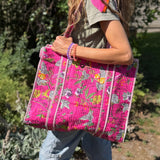 Nuni Copenhagen Agnes Bags Flower Garden Pink