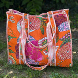 Nuni Copenhagen Agnes Bags Flowers Orange