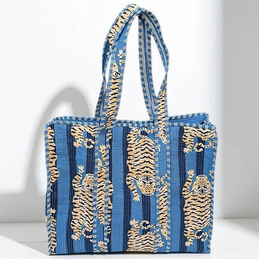 Nuni Copenhagen Agnes Bags Blue Tiger