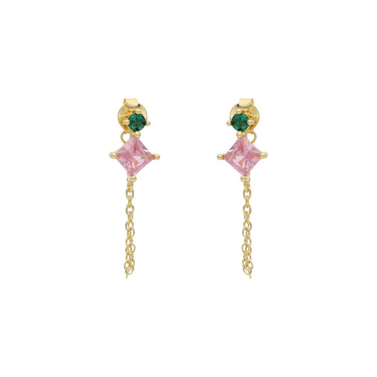 Nuni Copenhagen Alexia Earring Pink-Green