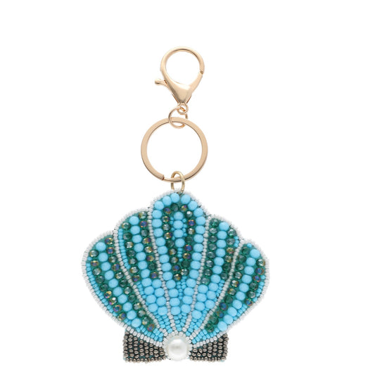 Nuni Copenhagen Charm 1 Bag Charm / Key Rings Shell-Turquise
