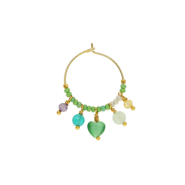 Nuni Copenhagen Copenhagen Earring Green Multi