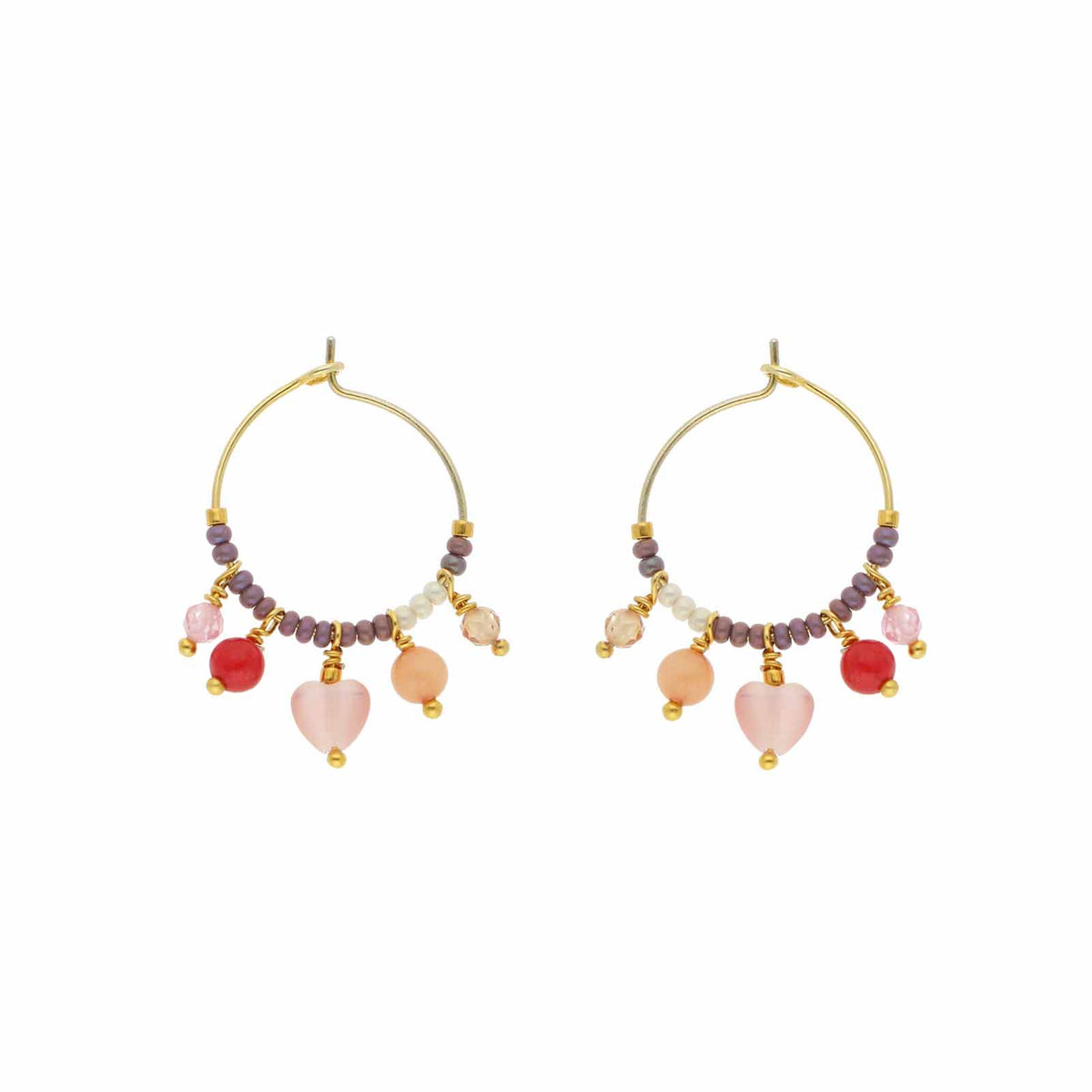 Nuni Copenhagen Copenhagen Earring Pink Multi