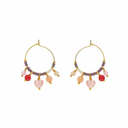 Nuni Copenhagen Copenhagen Earring Pink Multi