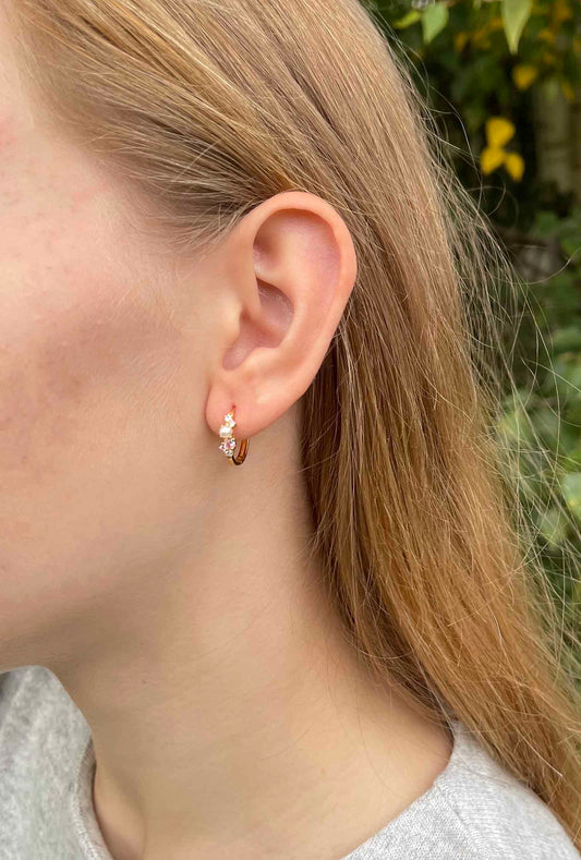 Nuni Copenhagen Ella-Large Earring Light Pink