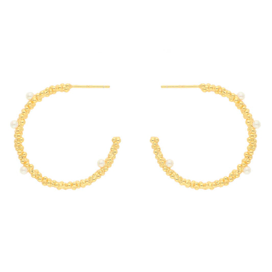 Nuni Copenhagen Gloria-Large Earring Pearl