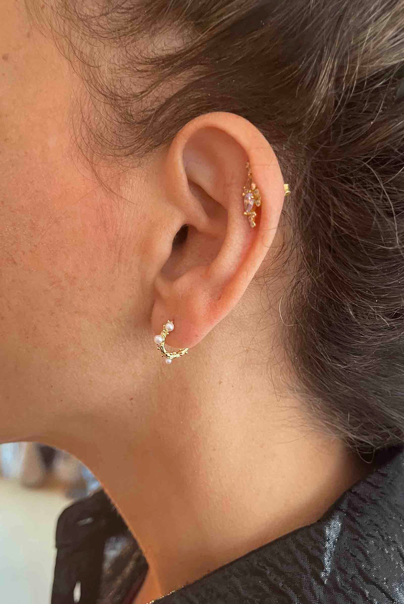 Nuni Copenhagen Gloria-Small Earring Pearl