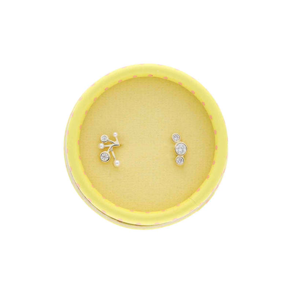 Nuni Copenhagen Good Vibes Earring White