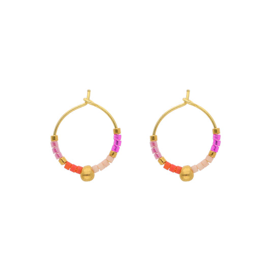 Nuni Copenhagen Heidi Earring Coral Love