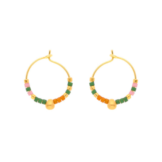 Nuni Copenhagen Heidi Earring Green Multi