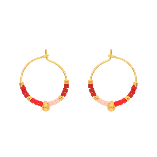 Nuni Copenhagen Heidi Earring Red