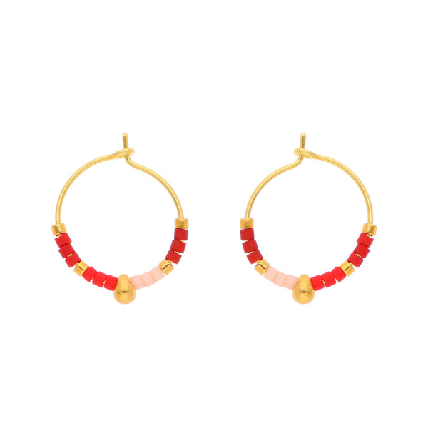 Nuni Copenhagen Heidi Earring Red