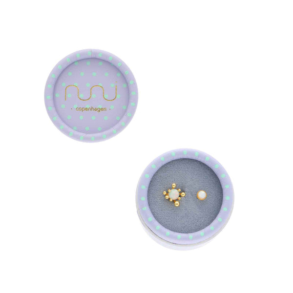 Nuni Copenhagen Hypnotize Me Earring Off-White