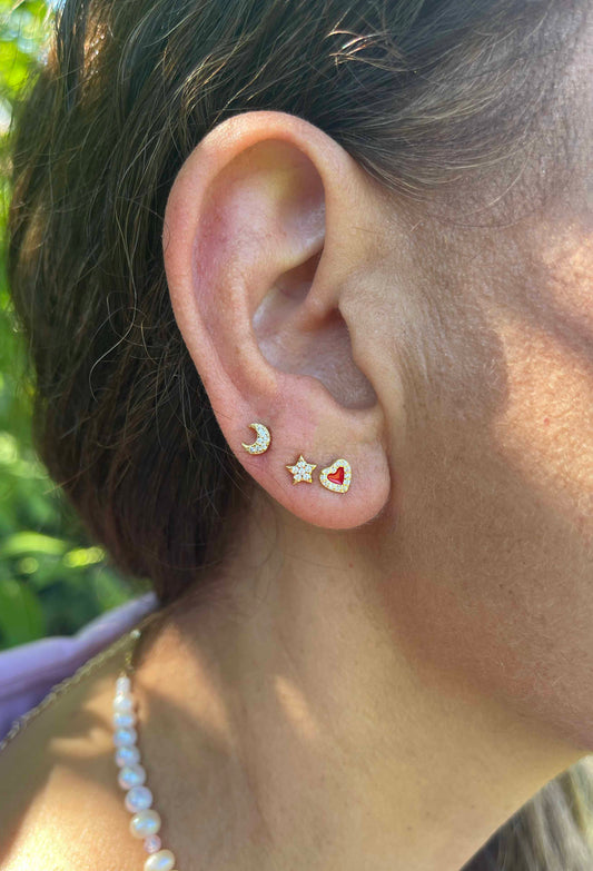 Nuni Copenhagen Istanbul Earring Red