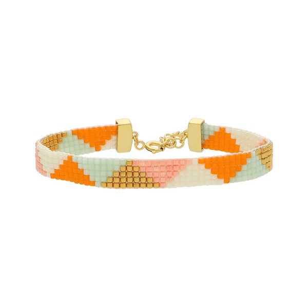 Nuni Copenhagen Janis Bracelet Orange Multi