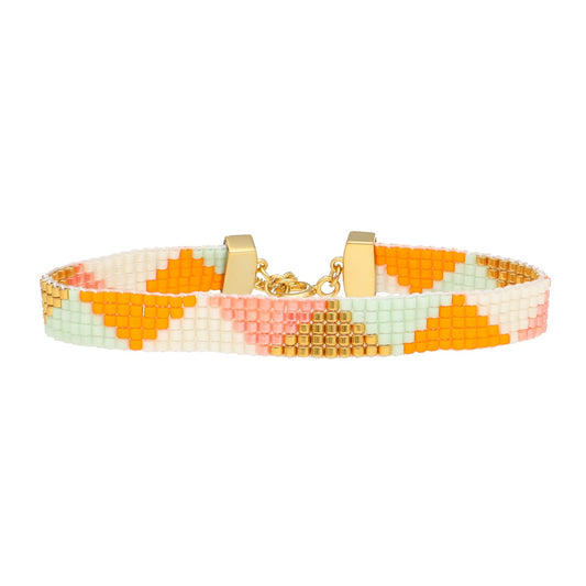 Nuni Copenhagen Janis Bracelet Orange Multi