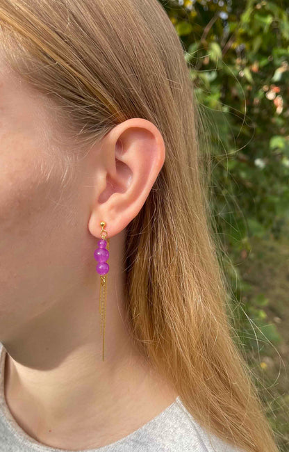 Nuni Copenhagen Jasmin-Earrings Earring Purple