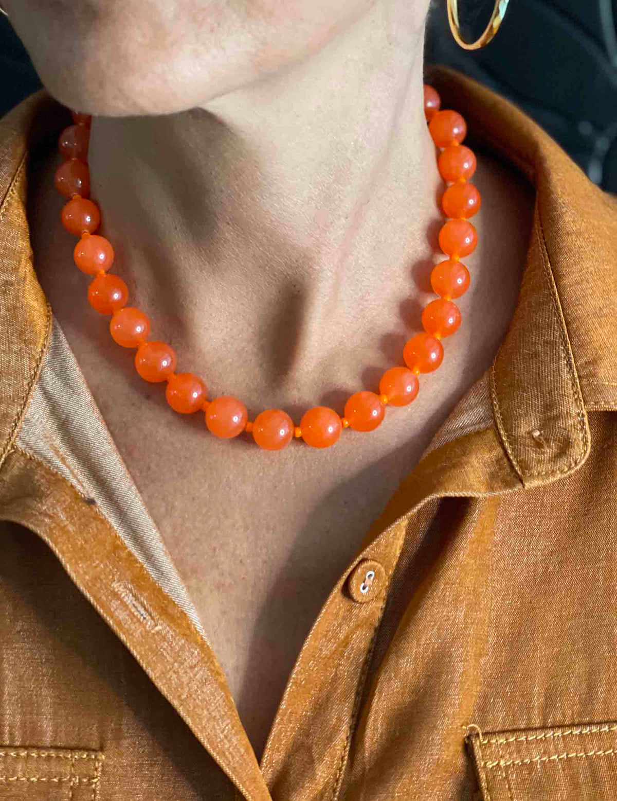 Nuni Copenhagen Jasmin-Neclace Necklace Orange