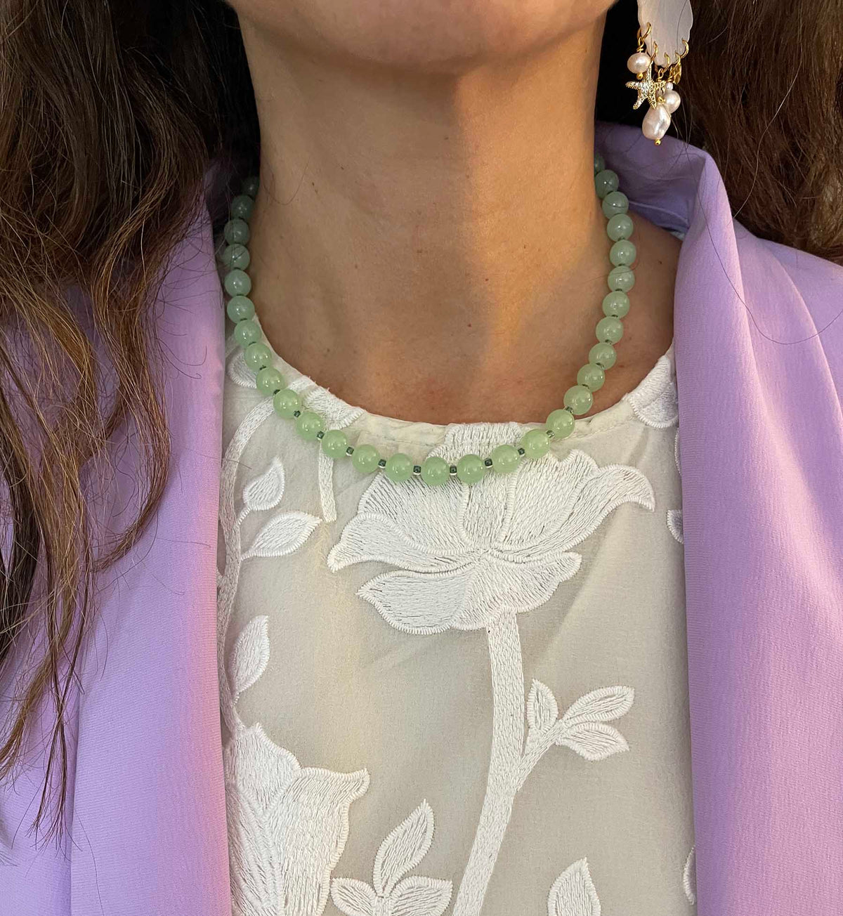 Nuni Copenhagen Jasmine-Small Necklace Green