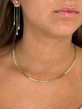 Nuni Copenhagen Line Necklace Light Green