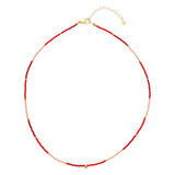 Nuni Copenhagen Line Necklace Red