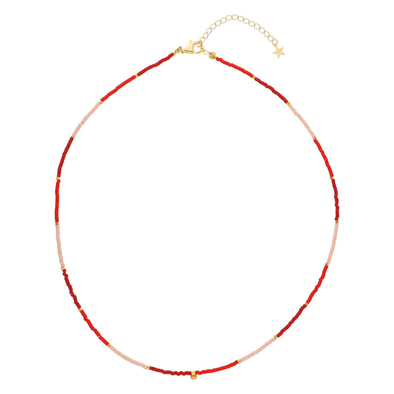 Nuni Copenhagen Line Necklace Red