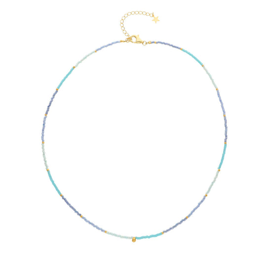 Nuni Copenhagen Line Necklace Light Blue