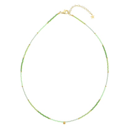 Nuni Copenhagen Line Necklace Light Green