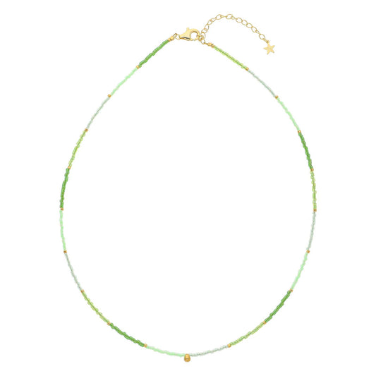 Nuni Copenhagen Line Necklace Light Green