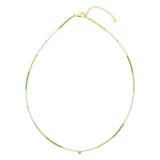 Nuni Copenhagen Line Necklace Light Green