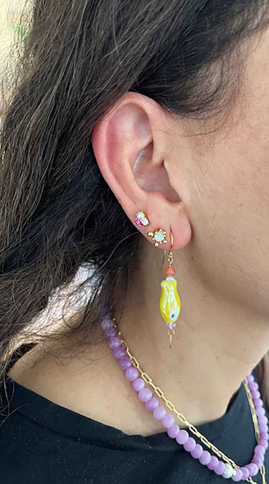 Nuni Copenhagen Livi Earring Yellow Multi