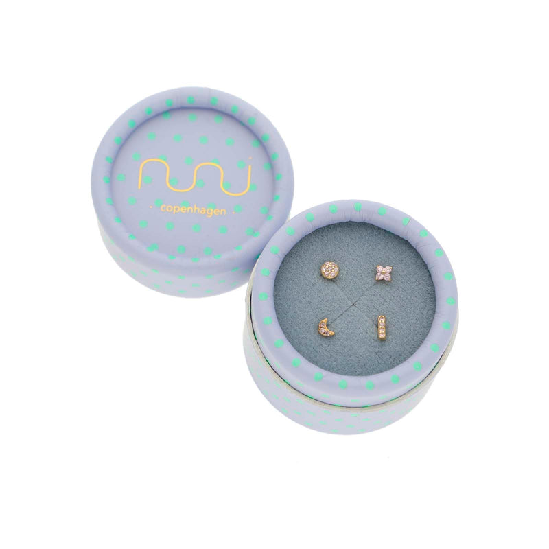 Nuni Copenhagen Lucky four Earring White