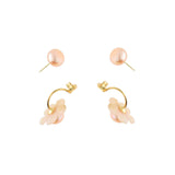 Nuni Copenhagen Mabel Earring Rose/Pearl