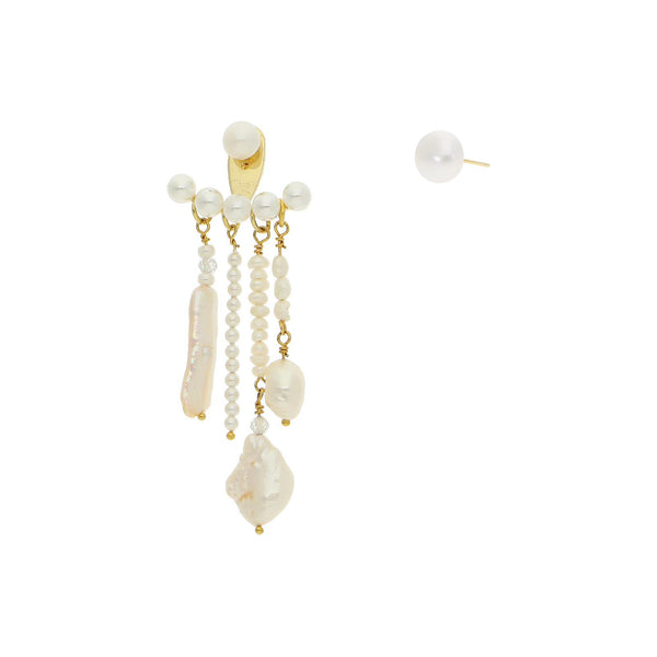 Nuni Copenhagen Make a statement Earring Pearl