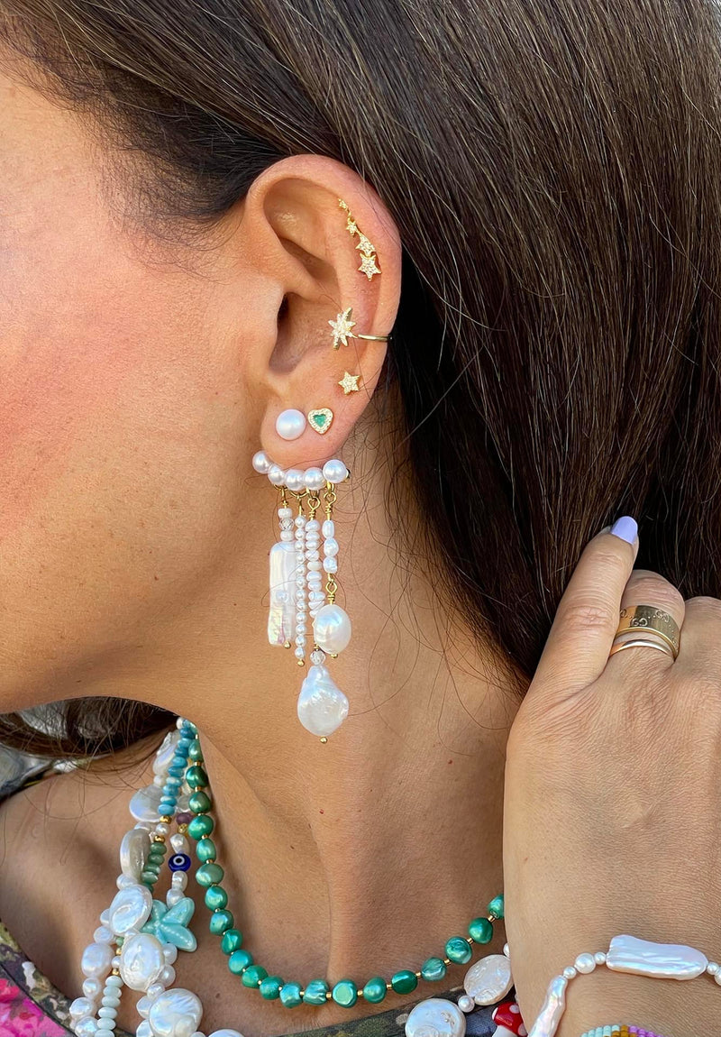 Nuni Copenhagen Make a statement Earring Pearl