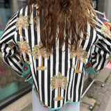 Nuni Copenhagen Nadia Jacket Palms & Stripes