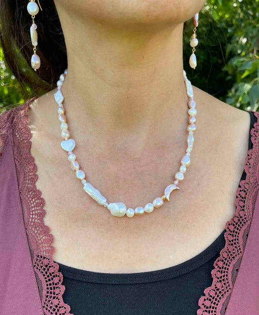 Nuni Copenhagen Nadine - Necklace Necklace Pearl